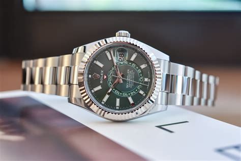 mint green sky dweller rolex|rolex sky dweller blue 2023.